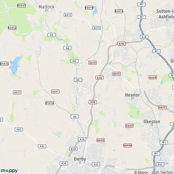 Map Mackworth map of Mackworth (DE22 4) and practical information